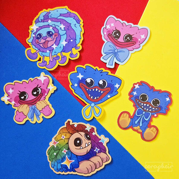 Poppy Playtime Stickers Poppy Playtime Stickers