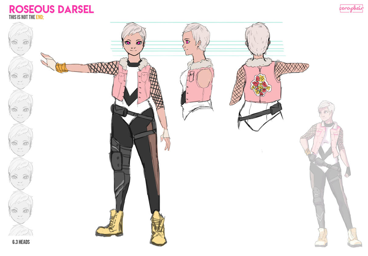 Roseous Darsel Character Sheet (This Is Not The End;)