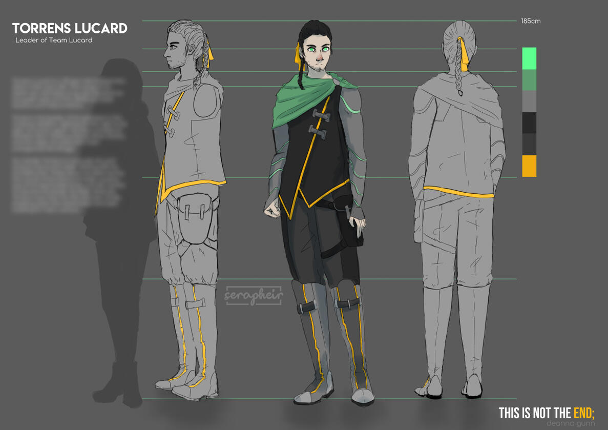 Torrens Lucard Character Sheet (This Is Not The End;) Torrens Lucard Character Sheet (This Is Not The End;)