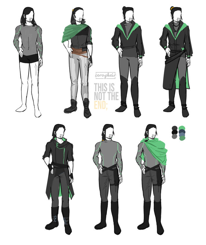 Torrens Character Design Explorations (This Is Not The End;)
